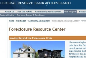Stop foreclosure with resources from the Cleveland Fed